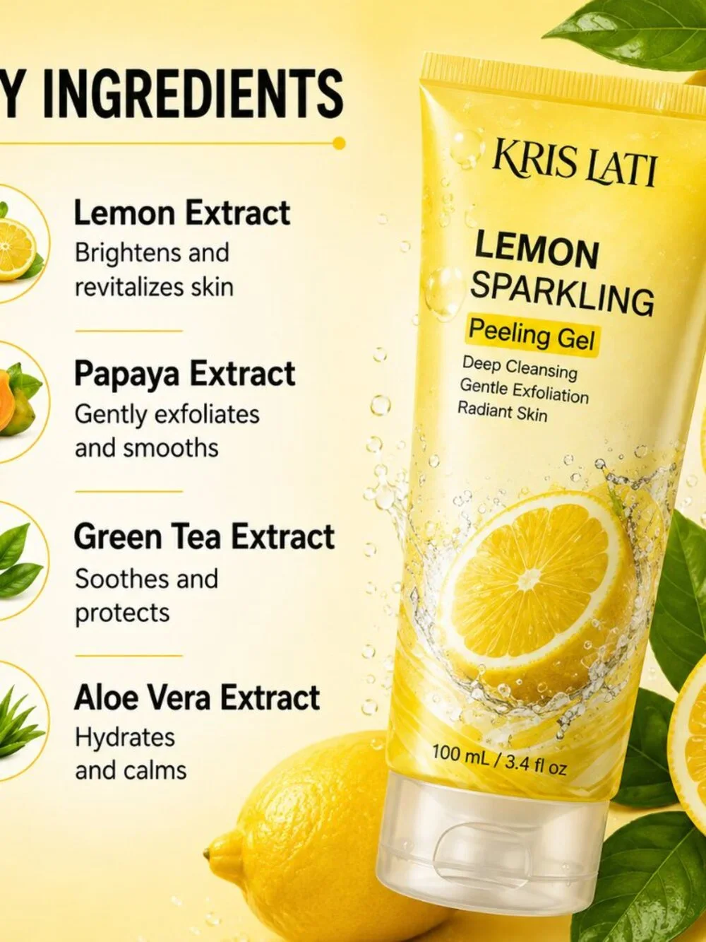 Kris Lati lemon sparkling
